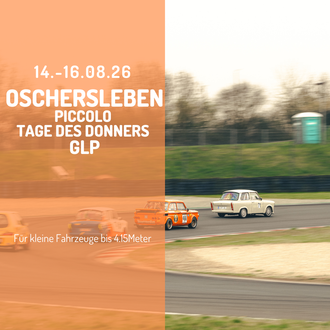 14.-16.08.2026 Motorsport Arena Oschersleben - Tage des Donners