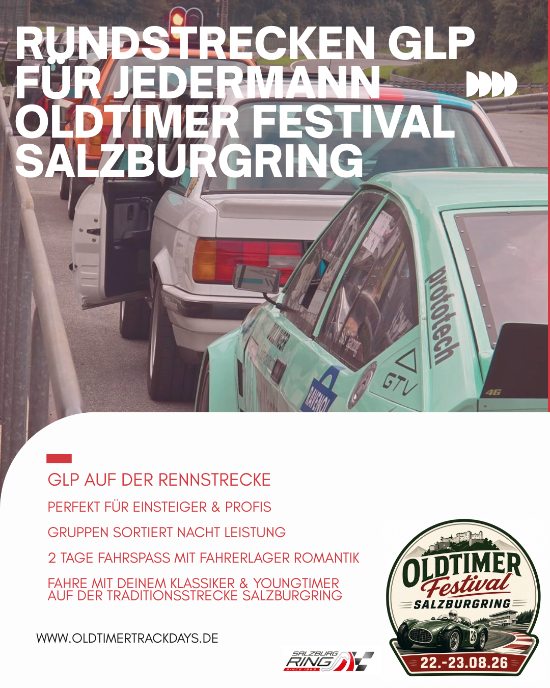 22.-23.08.2026 Salzburgring - Startplatz